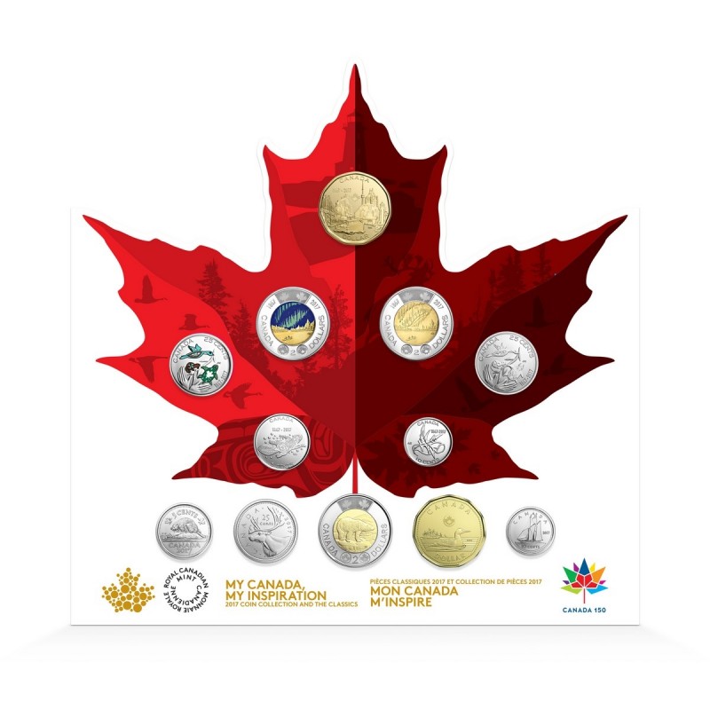 2017 Canadian 12-Coin Collection - Canada 150 Celebration